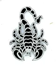 Patch patches embroidered iron on backpack scorpion racing scorpio motorcycle r1