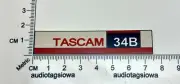 TASCAM 34B Tape Deck Badge Custom Aluminum