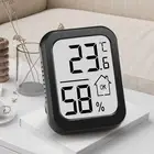 Hygrometer Digital Thermometer Battery Compartment Fahrenheit Conversion