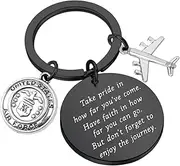 [FUSTMW] Airforce Keychain Gifts Military Development Gifts Air Force Academy Gifts Basic Training Graduation Gifts for Men