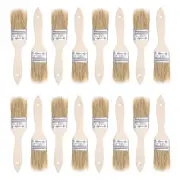 96Pcs Paint Brush 1.5" Width Natural Bristle Chip Painting Brush Flat Art Brush