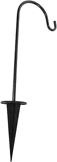 Kisangel Sturdy Iron Hook Shepherds Hook for Garden Lanterns Short Outdoor Plant Hanger Vintage Style