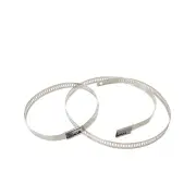 Aeroflow Brand Snap Lock Ties Stainless Steel Ties 6 Pieces X 18"