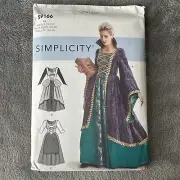 Simplicity Pattern 9166 Sz 14-22 Renaissance Queen Costume Cosplay Theater