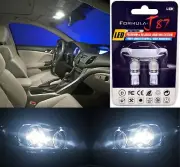 LED 5050 Light White 5000K 194 Two Bulbs License Plate Tag Replacement SMD JDM