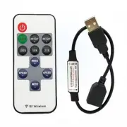 11 Keys LED Strip Controller Dimmer Remote 5V USB Interface Controller7548