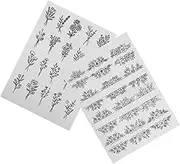 ULDIGI DIY Hand Crafting Embroidery Sheets Water Soluble Sashiko Patterns Embroidery Kit