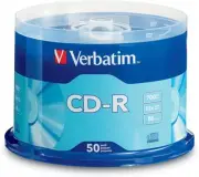 Verbatim CD-R Blank Discs 700MB 80 Minutes 52x Recordable Disc