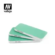 Vallejo Hobby Tools - Set of 3 Flexi Sanders Dual-Grit (80x30x6 mm)
