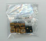 Official Pokemon TCG Shining Fates Elite Trainer Box 7 Dice Set *NEW*