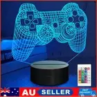 3D Illusion Lamp Controller Night Light with Remote Control + Touch 16 Color AU