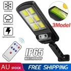 Solar Street LED Light Motion Sensor Remote Outdoor Garden Yard Flood Down Lamp