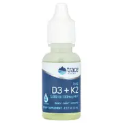 Trace, Ionic D3 + K2, 0.5 fl oz (15 ml)
