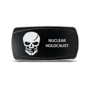 CH4X4 Rocker Switch Military Nuclear Holocaust Symbol