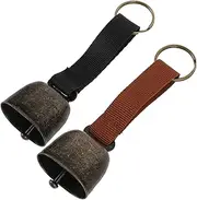 FOYTOKI Loud Ringing Cattle Animal Bell Iron Bell for Stylish Goat Brass Bell for Pet and Tracking