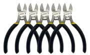 5" Diagonal Cutters,5 Pack Wire Cutters,DIY Cutting Pliers,Spring Loaded Side...