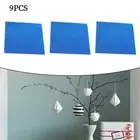 9Pcs 15CM Square Mirror Tile Wall-Stickers Decal Home Living-Room Decor