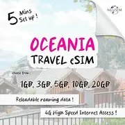 NeuSIM Australia/New Zealand eSIM 1-20GB Data - 2 Destinations | Same Day DELIVERY! (5GB for 30 Days)