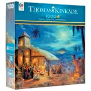 Thomas Kinkade 1000 Piece Christmas Puzzle Nativity Scene *Sealed*
