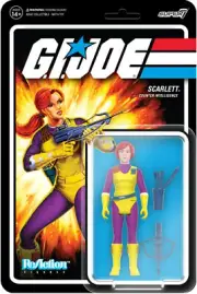 Super7 - G.I. Joe - Reaction Figures - Scarlett (DIC Purple) [New Toy] Action