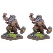 2PK Mantic Games Kings Of War Dwarf Stone Priest Tabletop Minis Kids Figure Toy