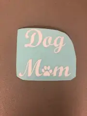 Dog Mom Car Decal. Dog Lovers, Car Decals