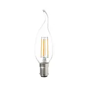 LED 4W Filament B15 C35T – Pull Tail - Flame Tip - Chandelier Bulbs - 6000K