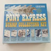 Scott Pony Express Stamp Collecting Kit New Sealed Box BEG3 United States Vtg