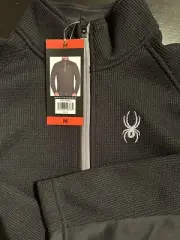 Spyder Outbound Half Zip Tailored Mid Wt Stryke Fleece men’s size M NWT