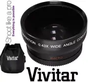 Pro Hi Definition Wide Angle Lens With Macro For Canon GL2 GL1