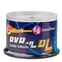 在飛比找森森購物網優惠-DataStone 精選日本版 DVD+R 8X DL 燒錄
