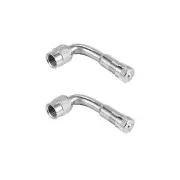 2 Tyre Extension Adaptor Motorcycle Car Tire Stem Extender 90 Degree Angle A7Q1