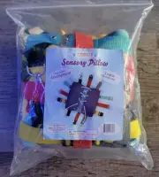 Sensory 4 U Sensory Buckle, Zip, Snap, Tie, Fine Motor Development Pillow New