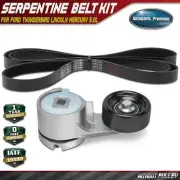 2x Serpentine Belt Drive Component Kit for Ford Thunderbird Lincoln Mercury 5.0L (for: Ford)
