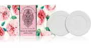 La Florentina Rose of May Sculpted solid soap naturale with rose aroma 2x115 g