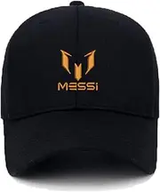 [MsLuLA] Anime Men Sports Baseball Cap Messis Embroidery Hat Snapback Hat for Men Boys Girls Adjustble
