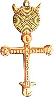 [Eastgate Resource] Heieroglyphia - Star Charm for Happiness, Health & Harmony, Brass