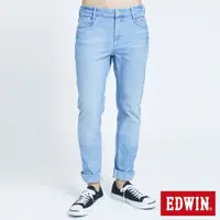 在飛比找蝦皮商城優惠-EDWIN JERSEYS 迦績 超彈窄直筒牛仔褲(拔淺藍)