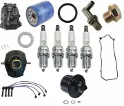 For Honda Civic 92-95 Tune-up Kit Cap-Rotor-NGK Wires-Spark Plug-PCV-Filter (for: Honda)