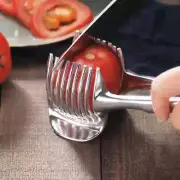 Handheld Orange Lemon Slicer Stainless Steel Tomato Cutting Kitchen Tools New
