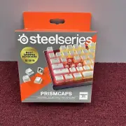 SteelSeries - PRISMCAPS Universal Double Shot PBT Keycaps - White