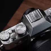 925 Silver Tortoise Turtle Texture Cam Shutter Release Button Hot Shoe Cover Cap