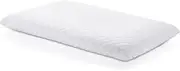 Ultra Slim Sleeper Gel Infused Memory Foam Pillow: Extra Low Profile, Cotton Cover, Only 3 Inches Thick. Best Flat & Cold Pillow for Stomach, Back, or Side Sleepers