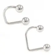 BodyJewelryOnline Lippy Loop Surgical Steel Lip Ring 16G