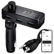 JAPAN AVE. Design-approved FM transmitter Bluetooth 5.0 (with ATS chip) iPhone f