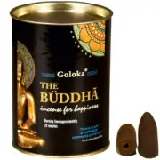 Crystal Wonderland The Buddha 24 Backflow Incense Cones Goloka