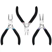 Set of 3 Jewelry Crafting Pliers Ergonomic Jewellery Plier for DIY Enthusiasts