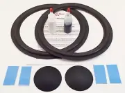 JBL 2214H L100T 12" Woofer Foam Kit - Speaker Repair w/ Shims & Dust Caps!