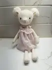 Rare Retired Jellycat Jolie Mouse Pink Glittery Netted Dress Plush Toy NWT JOL2M