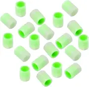 TINEASUR 20Pcs Luminous Tire Valve Stem Caps Fluorescent Covers for Car Motorcycle and Bike Durable Corrosion Resistant Fit Prevents Dirt and Rain Ingress